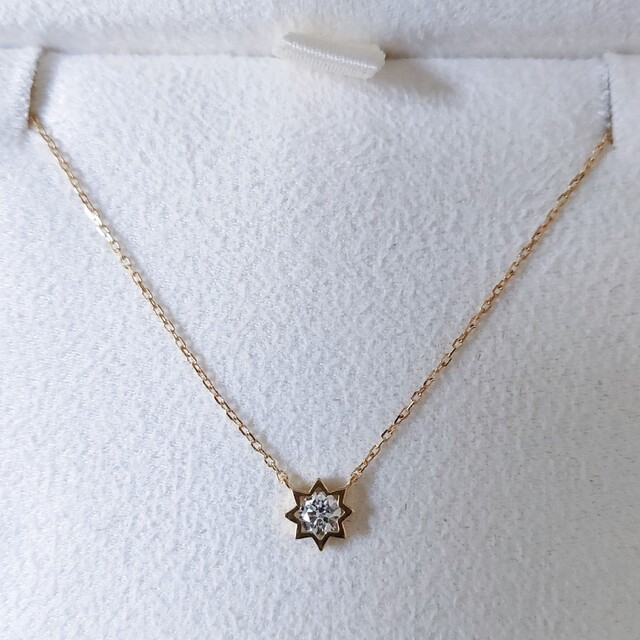 アーカー ダイヤモンド プリマステラ ネックレス K18YG 0.10ct-