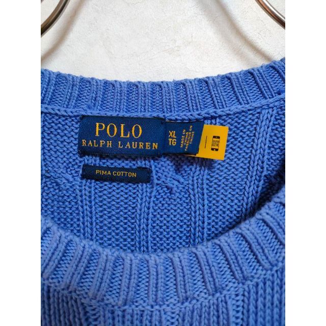 POLO RALPH LAUREN(ポロラルフローレン)のポロラルフローレン　ケーブルニット　半袖シャツ　半袖ニット　ポニー　ポロベア レディースのトップス(ニット/セーター)の商品写真