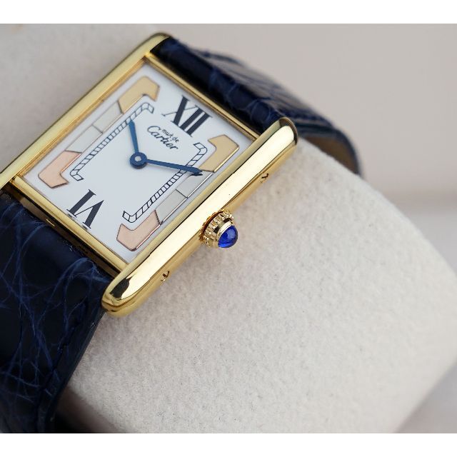 Cartier(カルティエ)の美品 カルティエ マスト タンク スリーカラーゴールド ローマン LM  メンズの時計(腕時計(アナログ))の商品写真