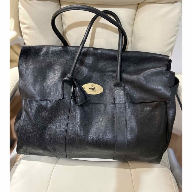 トマト様専用MULBERRY ピカデリー レザー ボストンバッグ ブラック