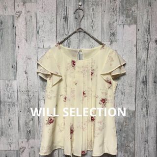 ウィルセレクション(WILLSELECTION)のWILLSELECTION ウィルセレクション　レディース　プリーツシャツ　M(シャツ/ブラウス(長袖/七分))