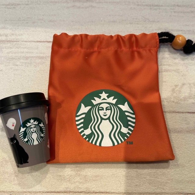 Starbucks(スターバックス)の【2個セット♪】【未使用】スタバ　ミニ巾着　 レディースのファッション小物(ポーチ)の商品写真