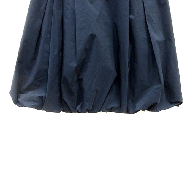 TO BE CHIC(トゥービーシック)のトゥービーシック TO BE CHIC フレアスカート ミニ 40 紺 ネイビー レディースのスカート(ミニスカート)の商品写真