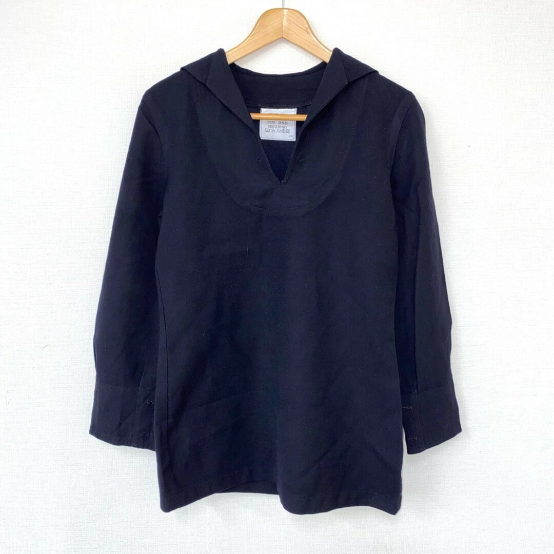 【1点限り】Volume Sleeve Sailor Shirt / Navy