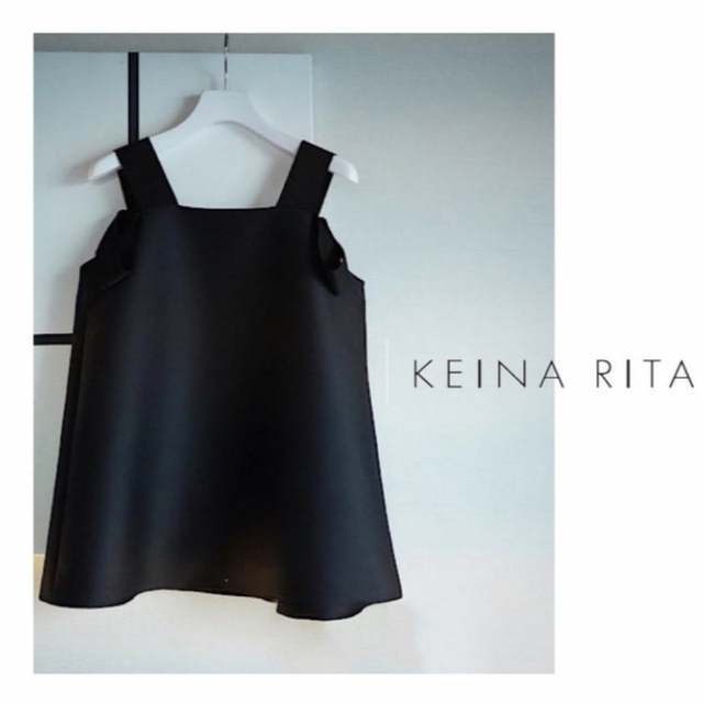新品 keina rita ♣︎ケイナリタ オフショルダー 36 ブラック 最旬