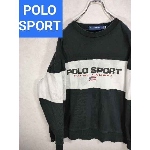 POLO SPORT ビッグロゴ　トレーナー　パーカー　　ポロラルフローレン2XB○採寸