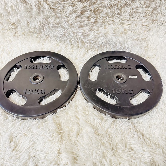 IVANKO ラバーイージーグリッププレート 10kg×2枚 28mm用 IVANKO ラバーイージーグリッププレート 10kg×2枚 28mm用