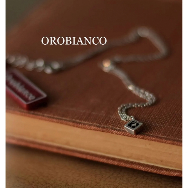 Orobianco(オロビアンコ)の【新品未使用】銀×ブルー★OROBIANCO オロビアンコ シルバー ネックレス メンズのアクセサリー(ネックレス)の商品写真