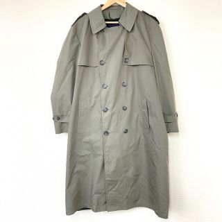 ロンドン フォグ LONDON FOG トレンチコート 中綿 ライナー付き 長袖 無地 サイズ：MEN'S XL位 カーキ MADE IN U.S.A古着 【中古】(その他)