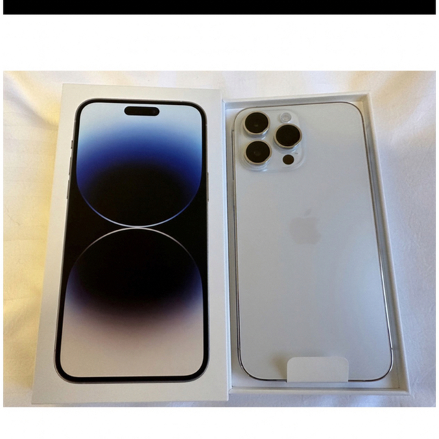 美品　iPhone 14 Pro Max シルバー 128 GB SIMフリー