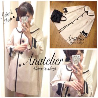 アナトリエ(anatelier)の美品♡anatelier♡人気のリボンコート(ロングコート)