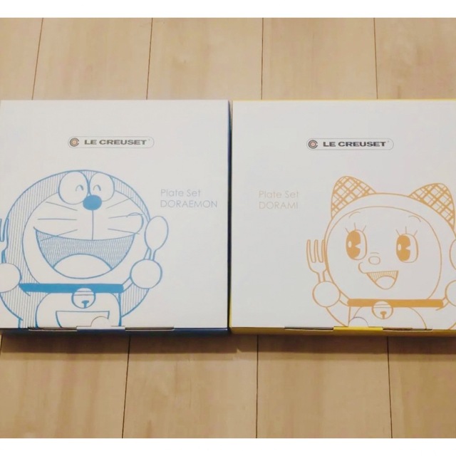 ル・クルーゼ ワンプレートセット ドラえもん ドラミ アニメ コラボ