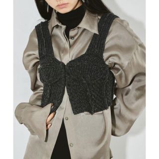 トゥデイフル(TODAYFUL)のtodayful Patchwork Knit Bustier(ニット/セーター)