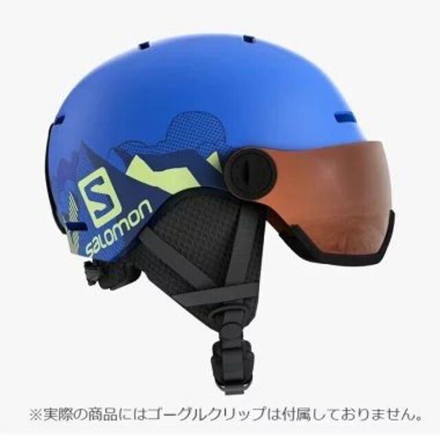 SALOMON(サロモン)のサロモン GROM VISOR バイザー付ヘルメット KS(49-53)cm スポーツ/アウトドアのスノーボード(ウエア/装備)の商品写真