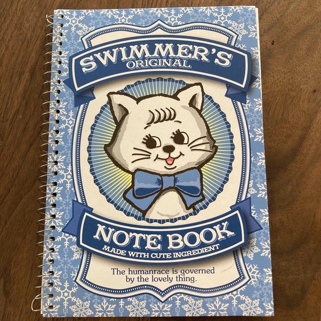 SWIMMER(スイマー)のSWIMMER♡ノートと下敷きのset インテリア/住まい/日用品の文房具(ノート/メモ帳/ふせん)の商品写真