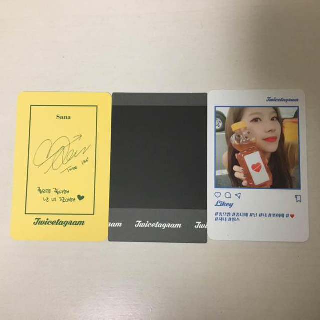 翻訳付き twicetagram サナ セット エンタメ/ホビーのCD(K-POP/アジア)の商品写真