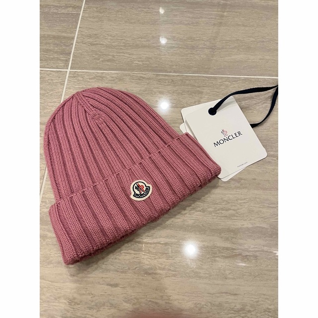 MONCLER - 【MONCLER/モンクレール】新作⭐︎ニットキャップ⭐︎ローズ