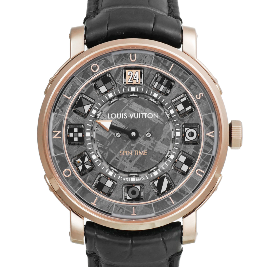 LOUIS VUITTON - エスカル スピンタイム メテオライト オトマティック チタニウム＆ピンクゴールド Ref.Q5EGA3 中古品 メンズ 腕時計
