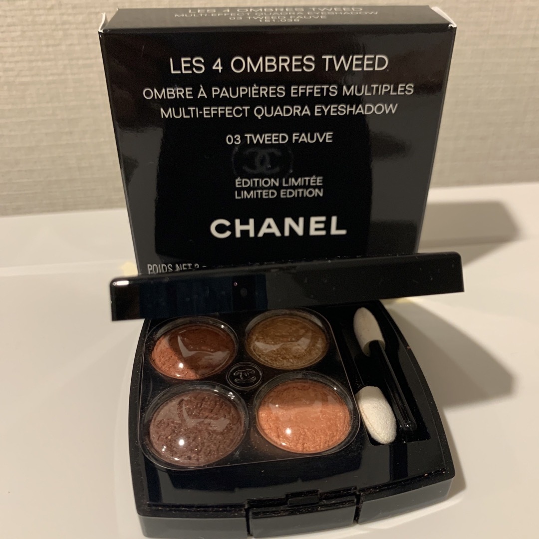 【即完売幻アイシャドウ⭐️】CHANEL 03- ツイード ブラン エ ローズ 5