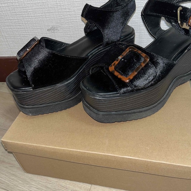 heather(ヘザー)のHeather♡厚底サンダル レディースの靴/シューズ(サンダル)の商品写真