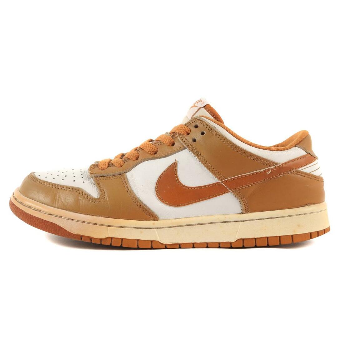 NIKE ナイキ ヴィンテージ 90s DUNK LOW 初期復刻 CITY ATTACK カレー 99年製 630358-171 ダンク ロー スニーカー シューズ 靴 ホワイト ダークカレー シンプル ブランド カジュアル サイズ：26.5cm US8.5 【メンズ】【R038】