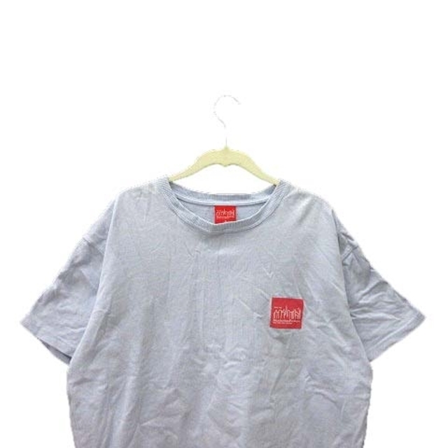 Manhattan Portage(マンハッタンポーテージ)のマンハッタンポーテージ Tシャツ カットソー 半袖 S 青 ライトブルー メンズのトップス(Tシャツ/カットソー(半袖/袖なし))の商品写真