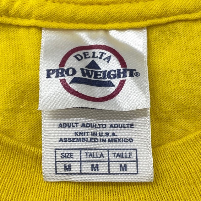 ザ シンプソンズ The Simpsons Tシャツ 半袖 ホーマー シンプソン プリント サイズ：M イエロー 【中古】DELTA PRO WEIGHT メンズのトップス(Tシャツ/カットソー(半袖/袖なし))の商品写真