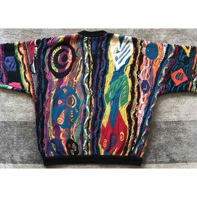 異次元のデザイン 芸術 90s COOGI クージー コットン ニットセーター