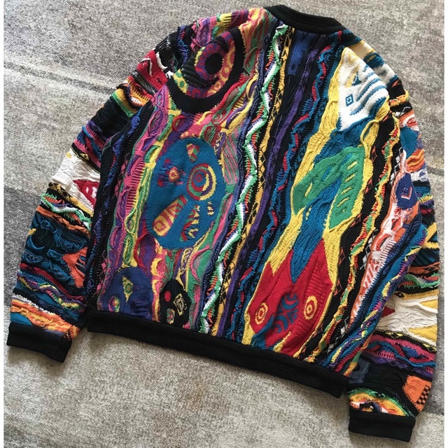 異次元のデザイン 芸術 90s COOGI クージー コットン ニット