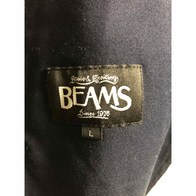 BEAMS(ビームス)の美品✨ BEAMS チェックステンカラーコート メンズのジャケット/アウター(ステンカラーコート)の商品写真