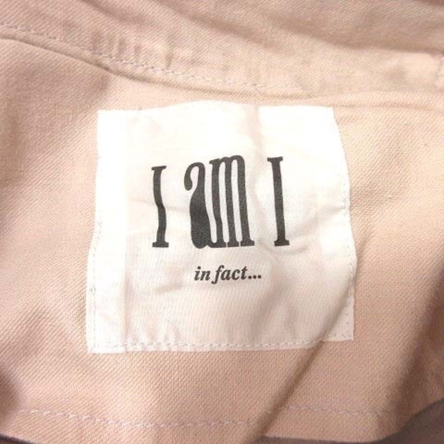 I am I(アイアムアイ)のI am I in fact... テーパードパンツ 1 ライトベージュ /YK レディースのパンツ(その他)の商品写真