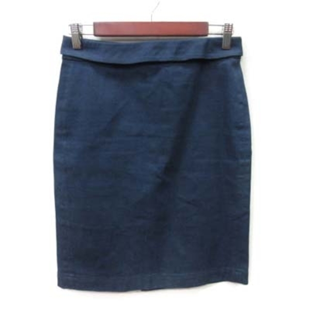 MACPHEE(マカフィー)のマカフィー トゥモローランド タイトスカート ひざ丈 38 紺 ネイビー /YI レディースのスカート(ひざ丈スカート)の商品写真