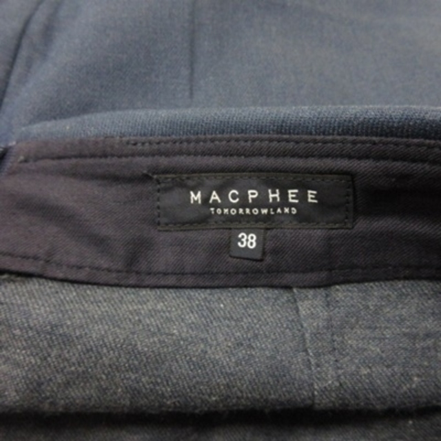 MACPHEE(マカフィー)のマカフィー トゥモローランド タイトスカート ひざ丈 38 紺 ネイビー /YI レディースのスカート(ひざ丈スカート)の商品写真