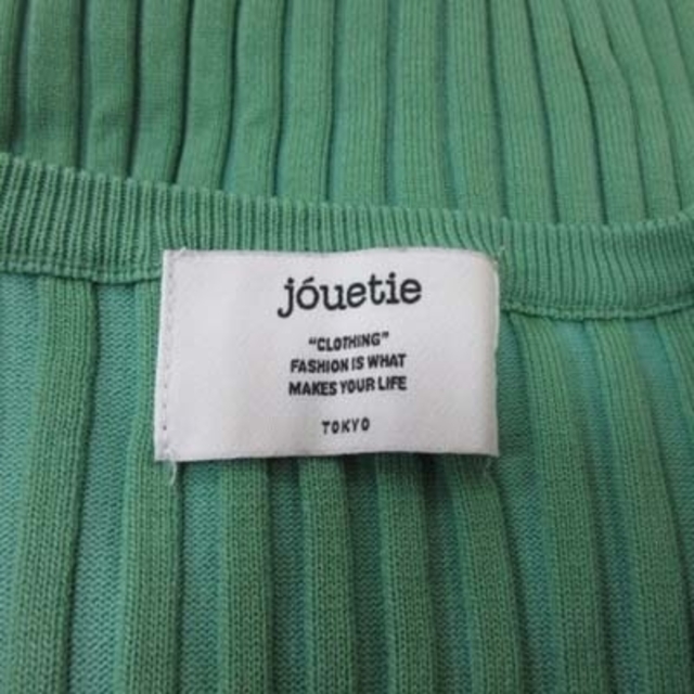 jouetie(ジュエティ)のジュエティ カットソー ロブ 半袖 M 緑 グリーン /YI レディースのトップス(カットソー(半袖/袖なし))の商品写真