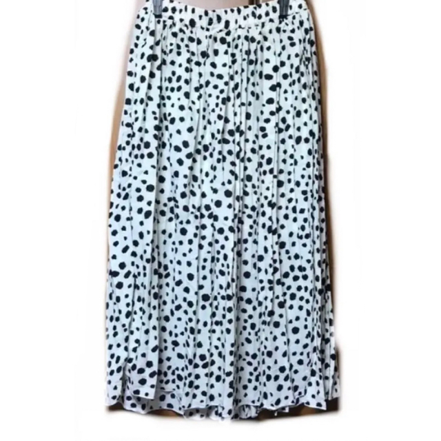 GRL(グレイル)のダルメシアン柄　プリーツ　スカート  ロング レディースのスカート(ロングスカート)の商品写真