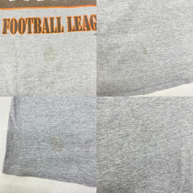 SPORT ATTACK Tシャツ 半袖 NFL クリーブランド・ブラウンズ 両面プリント TIM COUCH  サイズ：XL グレー 【中古】 メンズのトップス(Tシャツ/カットソー(半袖/袖なし))の商品写真