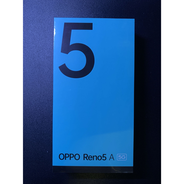 購入新品未開封　OPPO Reno 5A シルバーブラック eSIM対応版