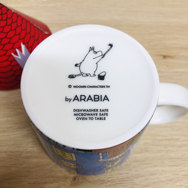 ARABIA(アラビア)の新品 アラビア ムーミンマグカップ ムーミンハウス インテリア/住まい/日用品のキッチン/食器(グラス/カップ)の商品写真