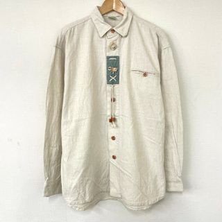 gede チロリアン シャツ ロングスリーブ 長袖 サイズ：40 アイボリー 【中古】(シャツ)