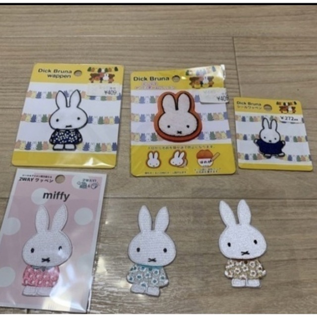 miffy(ミッフィー)のミッフィー ワッペン 入園準備 入学準備 ハンドメイドのキッズ/ベビー(ネームタグ)の商品写真