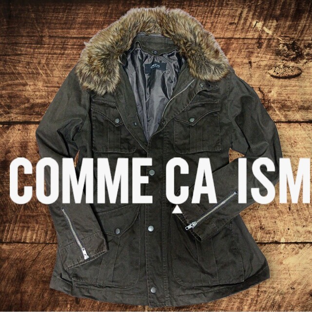 COMME CA ISM(コムサイズム)のCOMME CA ISMコムサイズム　3ways インナー付き　モッズコート メンズのジャケット/アウター(ミリタリージャケット)の商品写真