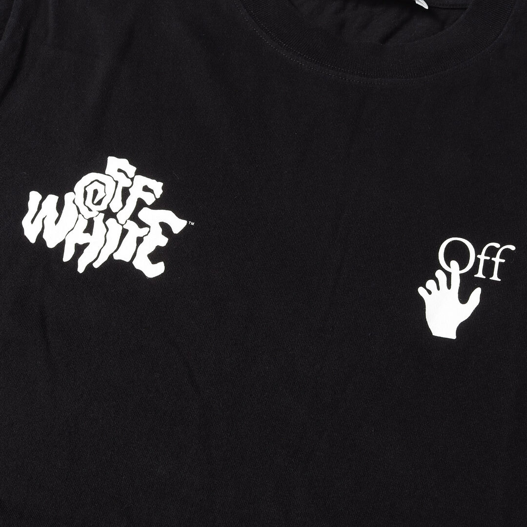 黒M オフホワイトOFF WHITE Tシャツ