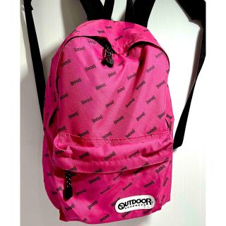 OUTDOOR - OUTDOOR リュック バックパック ピンク ドクロ カジュアル ...