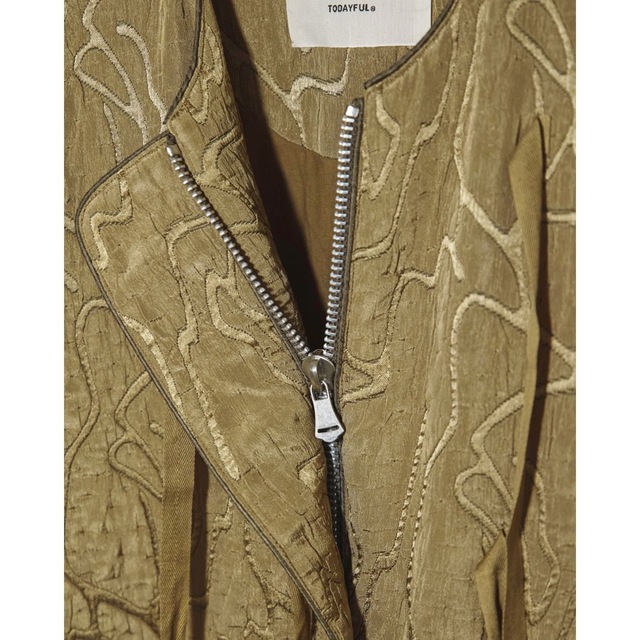 新品】todayful Jacquard Piping Blouson から厳選した 52.0%OFF www