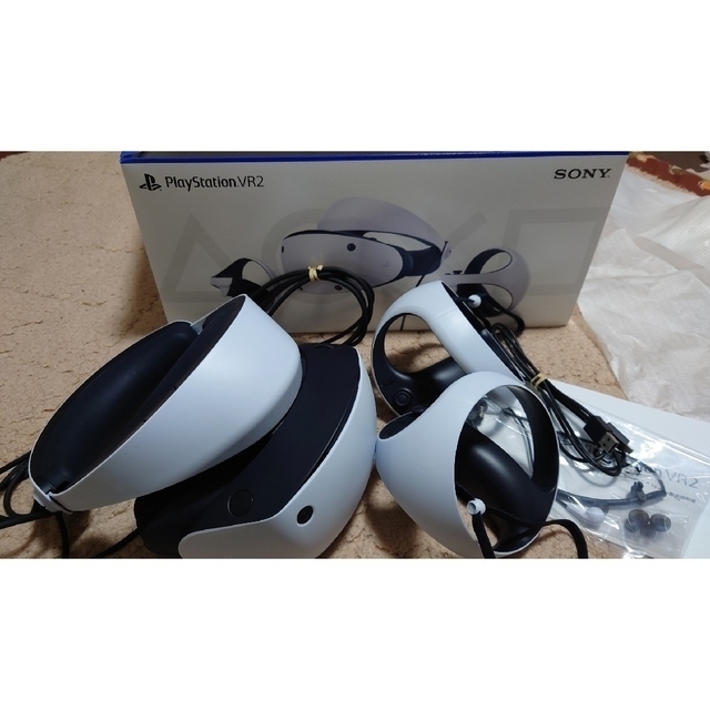 PlayStation VR(プレイステーションヴィーアール)の20分使用　PlayStation VR2 プレイステーションVR2 PSVR2 エンタメ/ホビーのゲームソフト/ゲーム機本体(家庭用ゲーム機本体)の商品写真