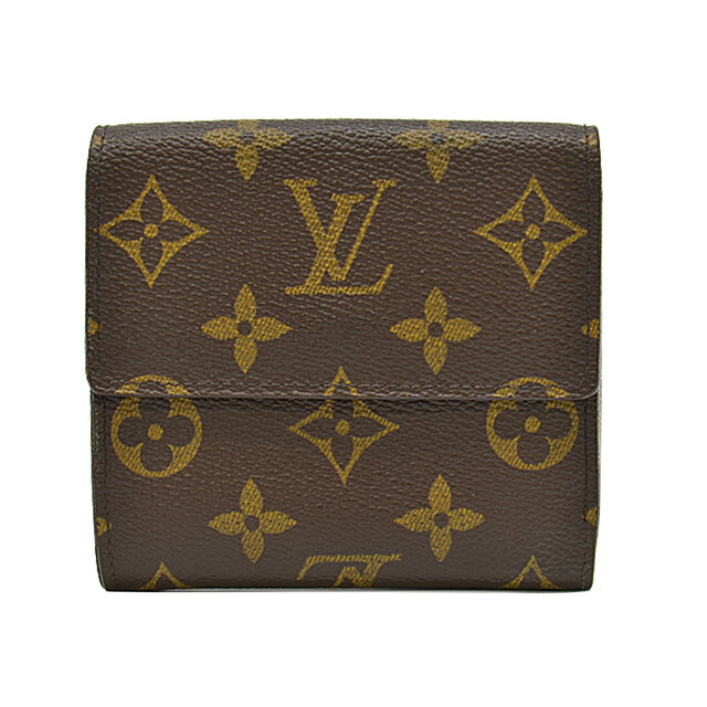 ルイ ヴィトン LOUIS VUITTON 二つ折り財布 モノグラム ポルトモネ ビエ カルト クレディ モノグラムキャンバス ブラウン ユニセックス M61652 送料無料 r9256a