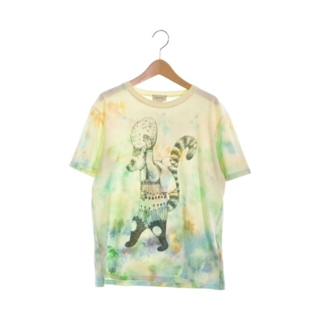 Gucci(グッチ)のGUCCI グッチ Tシャツ・カットソー 140 ベージュx黄x緑等(総柄) 【古着】【中古】 キッズ/ベビー/マタニティのキッズ服女の子用(90cm~)(Tシャツ/カットソー)の商品写真