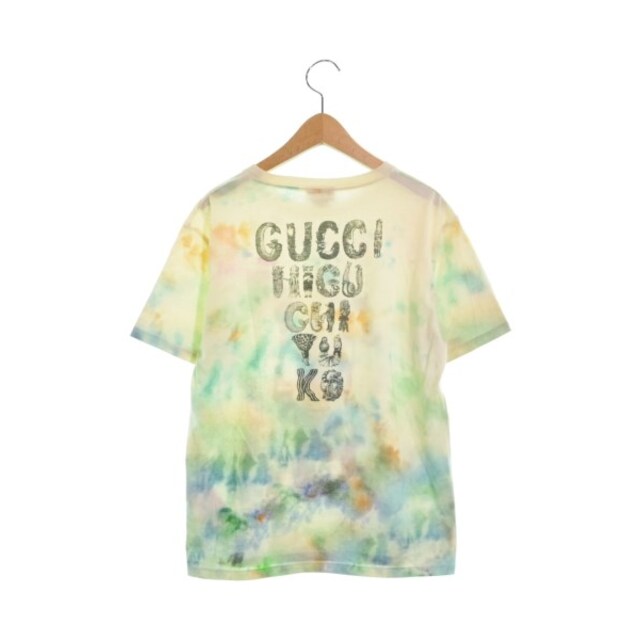 Gucci(グッチ)のGUCCI グッチ Tシャツ・カットソー 140 ベージュx黄x緑等(総柄) 【古着】【中古】 キッズ/ベビー/マタニティのキッズ服女の子用(90cm~)(Tシャツ/カットソー)の商品写真