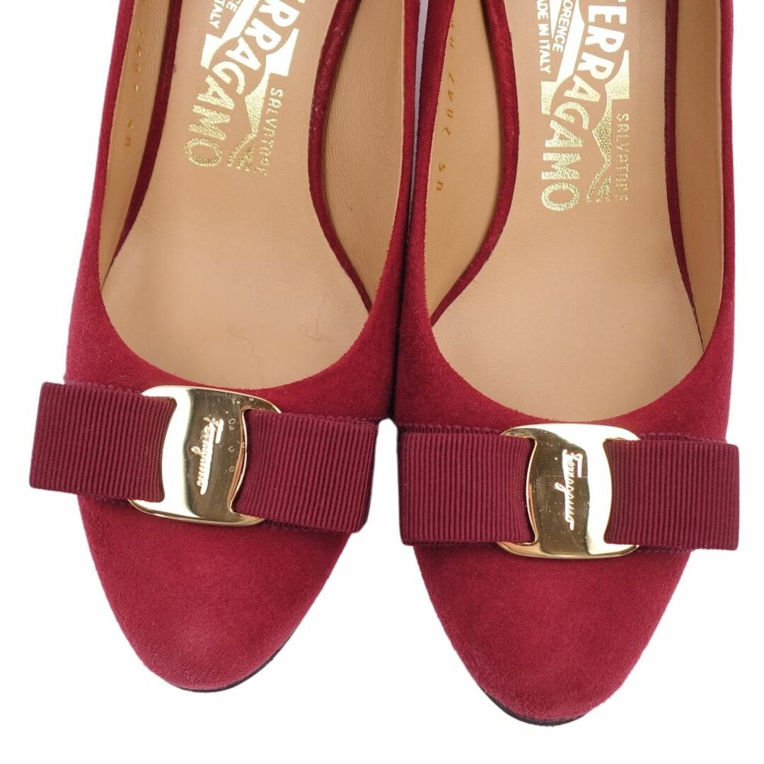 美品 サルヴァトーレ フェラガモ Salvatore Ferragamo パンプス ヴァラ