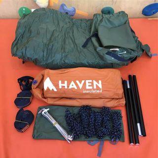 ヘブン テント Haven Tent 断熱パッド付 ハンモック ヘイブン キックスターターエディション グリーン系(その他)